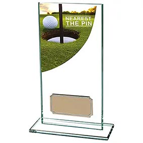 Colour Curve Glass Nearest the Pin Award 160mm *