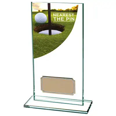 Colour Curve Glass Nearest the Pin Award 160mm *