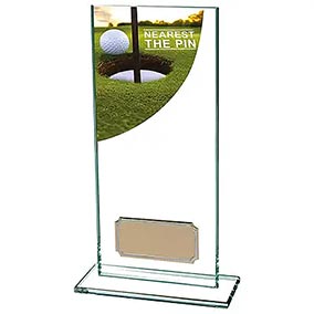 Colour Curve Glass Nearest the Pin Award 180mm *