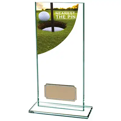 Colour Curve Glass Nearest the Pin Award 180mm