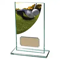 Colour Curve Glass Golf Driver Award 140mm *