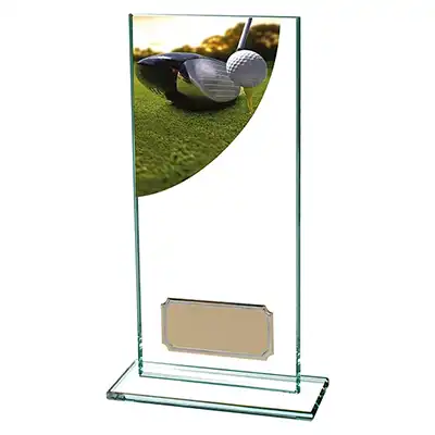 Colour Curve Glass Golf Driver Award 180mm *