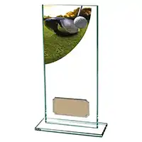 Colour Curve Glass Golf Driver Award 180mm *