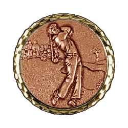Bronze Longest Drive Medal 60mm