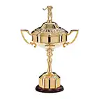 Gold Atlantic Style Golf Cup 12in