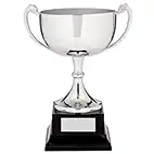Classic Scroll Wide Nickel Cup 28cm
