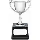 Classic Scroll Nickel Plated Cup 125mm
