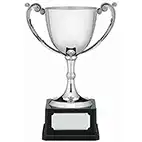 Classic Scroll Nickel Plated Cup 355mm