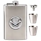 Large Stainless Steel Golf Flask 8oz