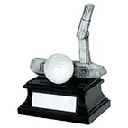 Silver Putter Trophy 15cm