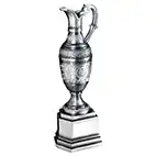Silver Chased Design Claret Jug 20cm 