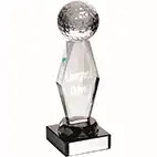 LD 3D Glass Golf Ball Trophy 18cm LD 3D Glass Golf Ball Trophy 18cm