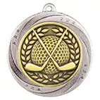 Supoerstar Golf Winner Silver Medal 60mm
