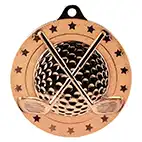 Cascade Golf Medal Bronze 50mm