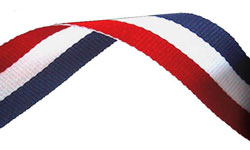 Red, White & Blue Medal Ribbon 49p