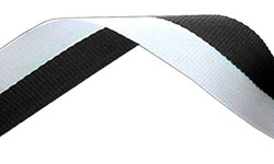 Black & White Medal Ribbon 49p