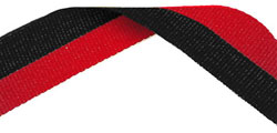 Black & Red Medal Ribbon 54p