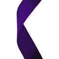 Purple Medal Ribbon 54p