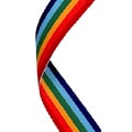 Rainbow Medal Ribbon 54p