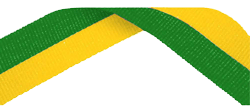 Green & Gold Medal Ribbon 54p