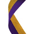 Purple & Gold Medal Ribbon 54p