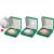 Golf Swing Matt Silver Gold Medal 50mm Cased - view 2