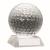 Glass Golf Ball  Award 8cm - view 1