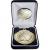 70mm Gold Crossed Clubs Medal in Case - view 1