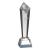 9.5in Laser Golfer Crystal Award - view 1