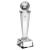 3D Glass Golf Ball Trophy 18cm - view 1