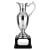 Nickel Claret Jug Square Base 9in - view 1