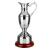 Small Plain Nickel Plated Claret Jug 8.5in - view 1