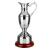 Plain Nickel Plated Claret Jug 14in - view 1