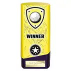 Yellow Prime Golf Winner Trophy 160mm