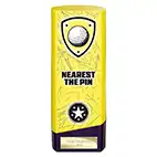 Yellow Prime Nearest The Pin Trophy 190mm