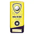 Yellow Prime Hole in One Trophy 160mm