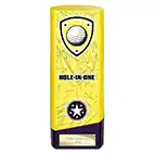 Yellow Prime Hole in One Trophy 190mm