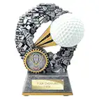 Blast Out Golf Ball Trophy 120mm