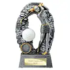 Blast Out Female Golf Figure 190mm