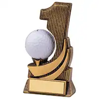 Number 1 Golf Ball Holder 13cm