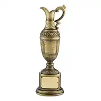 Intricate Gold Claret Jug Trophy 16cm