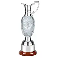 Nickel Plated St Annes Claret Crystal Body 14in