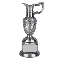 Silver Chased Design Claret Jug 26cm 