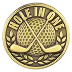 Superstar Hole In One Medal Centre 45mm