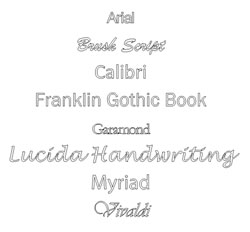True type fonts