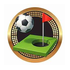 Footgolf Medal Centre 25mm